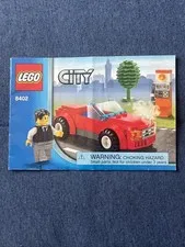 LEGO CITY 8402 Sports Car Instruction Manual  Only