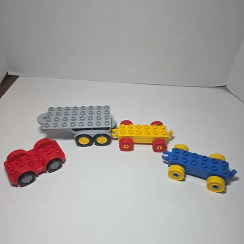 LEGO Duplo 2 x 6 Train Car Base Wheels Trailer And Car Bases