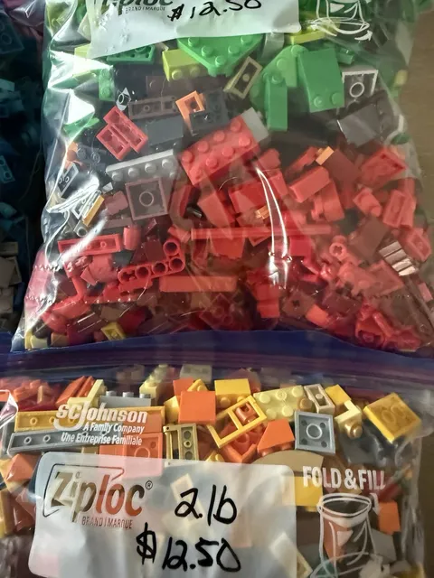 LEGO Bricks & Pieces Bulk Lot Mixed Bricks and Pieces Multicolor Polybag