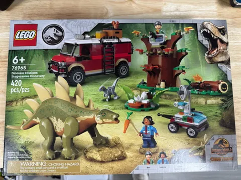 LEGO Jurassic World Dinosaur Missions Stegosaurus Discovery Set 76965 NEW Sealed