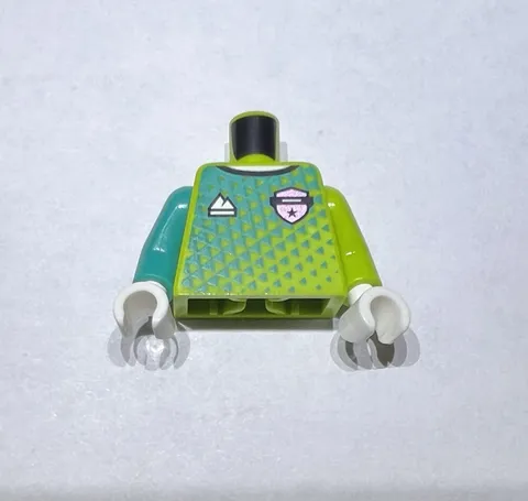 Lego World Cup Soccer Uniform Upper Shirt Jersey Minifig Green New City 71052