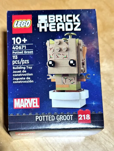 LEGO 40671 Potted Groot BrickHeadz Marvel 113pcs NEW Sealed Guardians Galaxy