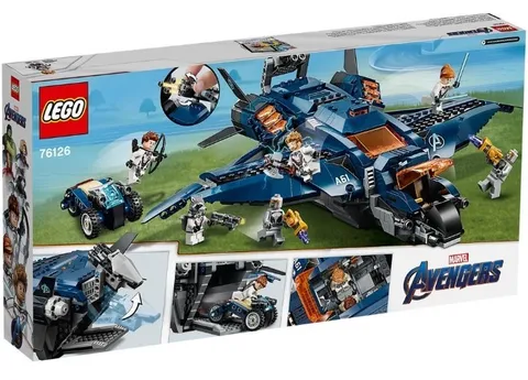 New Sealed In BOX! LEGO 76126 Super Heroes Avengers Ultimate Quinjet