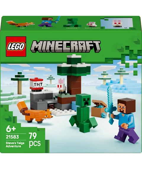 LEGO Minecraft Steve's Taiga Adventure 21583 NEW SEALED