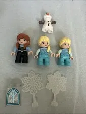 Lego Duplo Figure Lot Anna (Frozen) Olaf And Elsa
