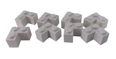 LEGO OEM  2x2 White Brick Corner (8x) 2357 Brick 2357 Free Shipping