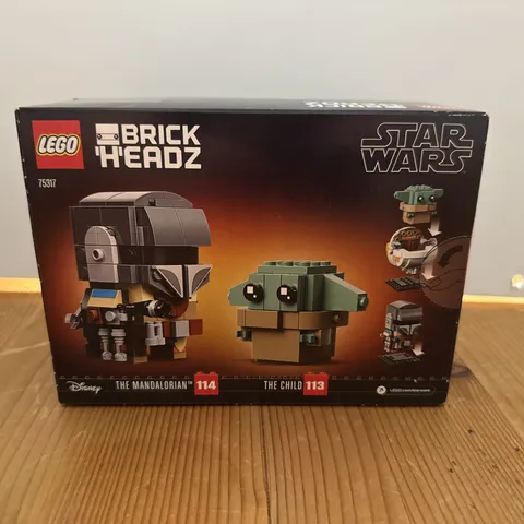Lego Star Wars Brick Headz The Mandalorian The Child 75317 **Slight Box Wear**