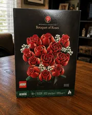 LEGO Icons Bouquet of Roses, Flower Build and Display Set 10328