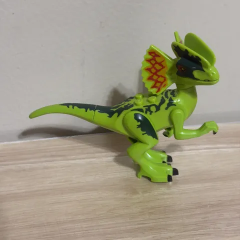 Lego Minifigure Figure Dinosaur Dilophosaurus From Jurassic World #75916