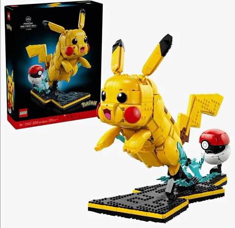 LEGO Pokémon Pikachu & Poké Ball (71252) 2050 Pcs Display Stand 18+