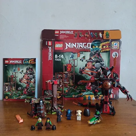 Dawn of Iron Doom LEGO NINJAGO 70626 In 2017 Used Retired Comp W/Manual & Box
