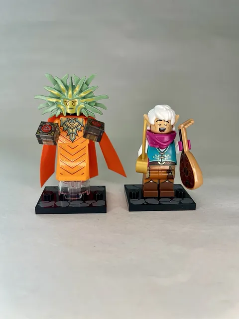Lego 71047 Dungeons and Dragons Minifigures Tasha The Witch Queen Hafling Bard