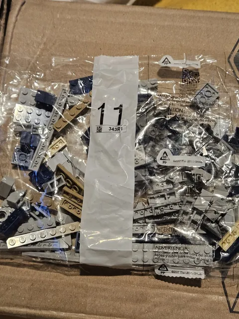 LEGO Star Wars R2-D2 75308 Bag 11 Parts White Pieces Replacement  