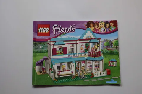 LEGO® Friends 41314 Stephanie's House Instruction Manual Only!
