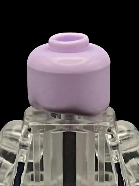 Lego Minifigure Head Short Shot Misprint Prototype Factory Error Mold Test