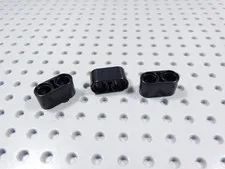 LEGO Lot of 3 Black Technic 1x2 Liftarms Beams BF