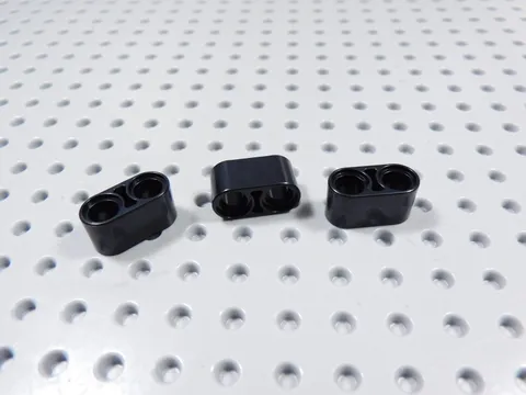 LEGO Lot of 3 Black Technic 1x2 Liftarms Beams BF