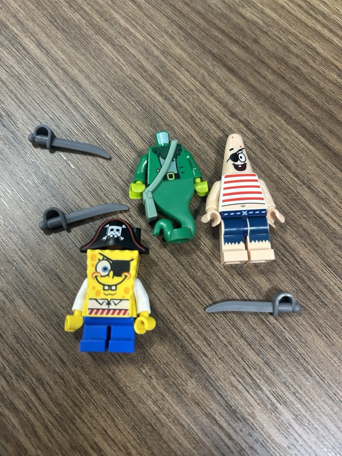 Lego The Flying Dutchman 3817 Minifigures Green Pirate Ghost Sponge Bob Patrick