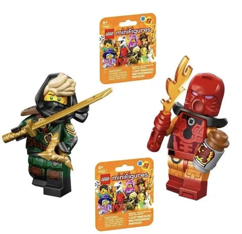 2 x LEGO CMF Series 29 Bionicle Cosplayer Toa Tahu & Mysterious Ronin Lloyd NIB