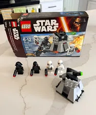 LEGO Star Wars 75132 First Order Battle Pack 88pc Complete Set Box 6-12