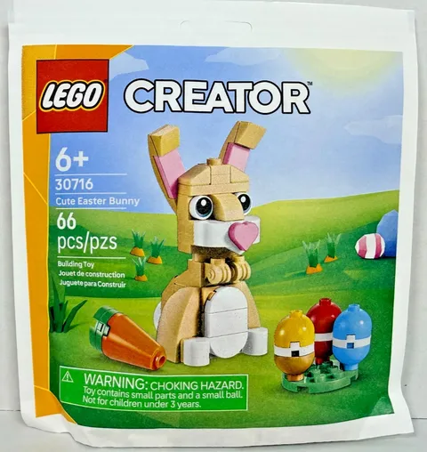 LEGO 30716 Creator Cute Easter Bunny Building Kit New Sealed Spring NISB