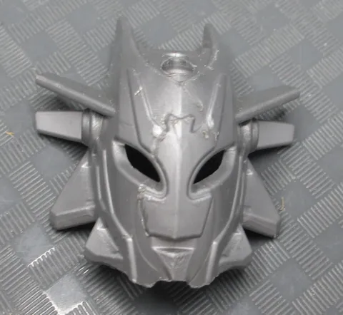2013 Lego 11281 Mask Armor Flat Silver Hero Factory Breez 44006 Body Part