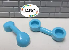 (B8/5/2) LEGO 2x 6190 Handle / Phone Handset Medium Azure Blue