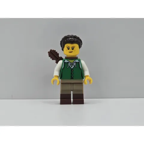 LEGO Ideas Medieval Female Archer Minifigure idea083 w/ Quiver New
