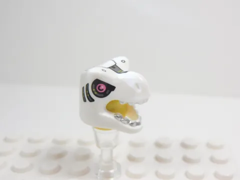 LEGO White T Rex Robot Printed Headwrap Minifig Costume Animal I12