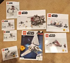 LEGO Star Wars Lot Manuals Instructions Booklets Only