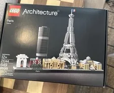 LEGO Architecture Paris 21044 Complete Set 649 Pieces Skylines 12+