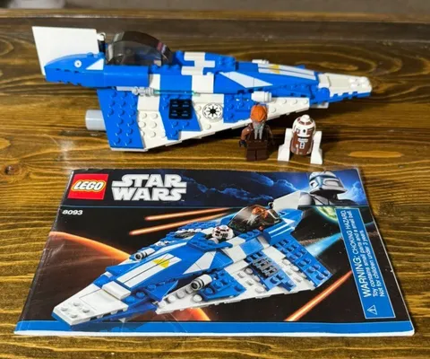 LEGO 8093 Star Wars: Plo Koon's Jedi Starfighter 100% complete ...............CA