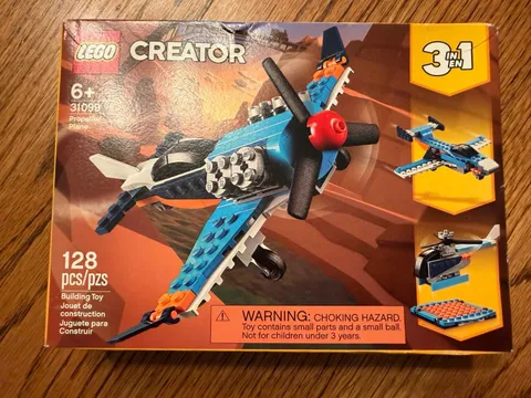 LEGO Creator 3 in 1  - Propeller Plane - 31099 - New