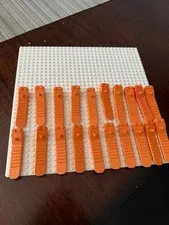 20 Piece LEGO Orange Separator Lot Parts Pieces Tools