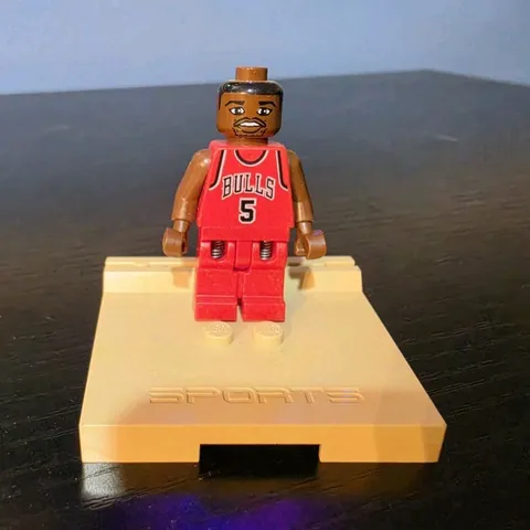 LEGO Sports Basketball NBA Jalen Rose Chicago Bulls #5 Minifigure