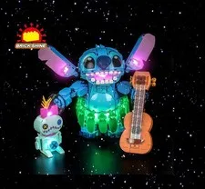 Brick Shine -GC Light kit for Lego Stitch & Scrump 43296 (NEW)