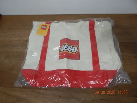 LEGO Large Canvas Tote Bag # 5005326 New