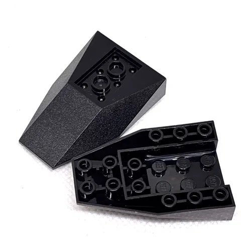 LEGO Parts - Black Wedge 6 x 4 Triple Inverted - No 4856b - QTY 2