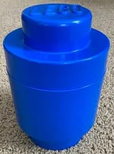 LEGO Storage 1-Stud Brick Round Blue store bulk cup Product Container 40300632