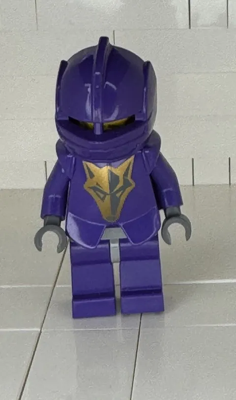 Lego Danju Lego Castle 8781 8777 CAS269 Purple Knight Warrior Minifigure