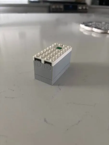 lego battery to train