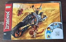 LEGO Ninjago Cole's Dirt Bike 70672 Instruction MANUAL ONLY Booklet