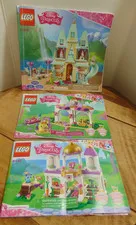 Lego Disney Princess MANUALS ONLY 41140, 41142, & 41068 LOT of 3