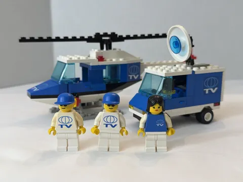 Lego Town - Crisis News Crew - Set #6553 - 100% Complete - No Manual - Vtg 1997