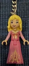 Aurora Disney Princess Sleeping Beauty Lego Keychain 853955