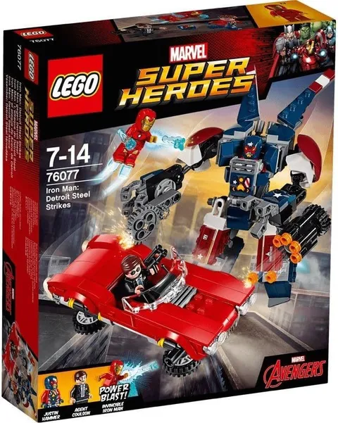 LEGO Super Heroes Iron Man: Detroit Steel Strikes 76077 Building Kit 377