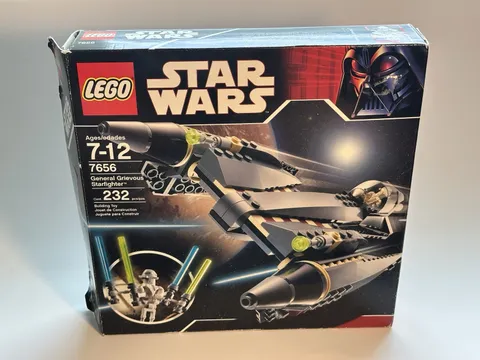 LEGO Star Wars: General Grievous Starfighter 7656 New/Sealed Bags/Open Box