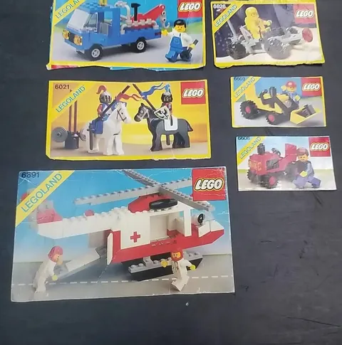 Vintage 80's  Legoland Front Box & Side Covers