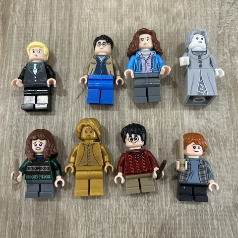 Harry Potter Lego Minifigure Lot 76392 Gold Severus Snape Gray Lady Draco Ron 