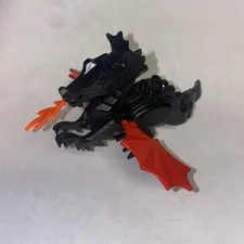 Lego Classic Black Dragon Animal Minifigure Medieval Castle With Wings